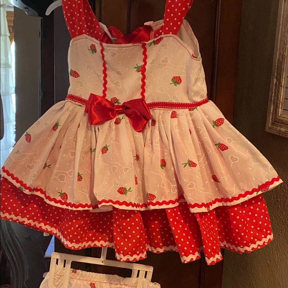 Pageant outfit with lace up back